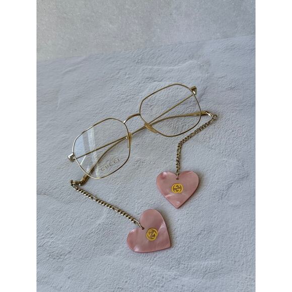 NEW Gucci GG1032O Gold Earring Metal Eyeglasses Frames main image 8